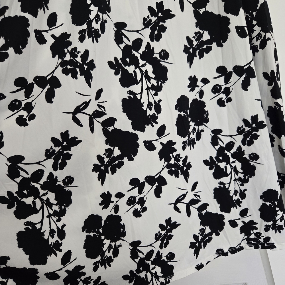 Robert Louis Black and White A-Line Maxi Skirt - Picture 8 of 10